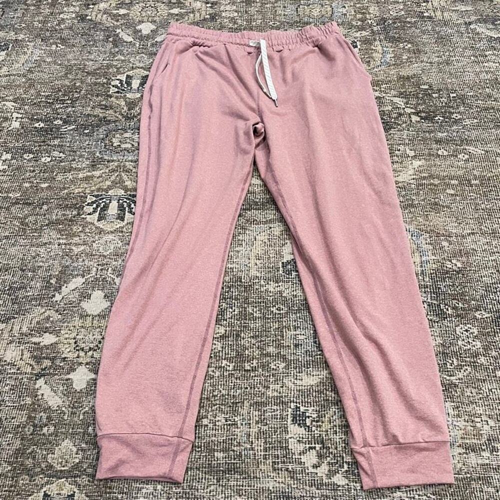 Vuori Womens Performance Jogger Heathered Pink Size M